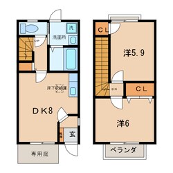 日進公民館 徒歩6分 1-2階の物件間取画像